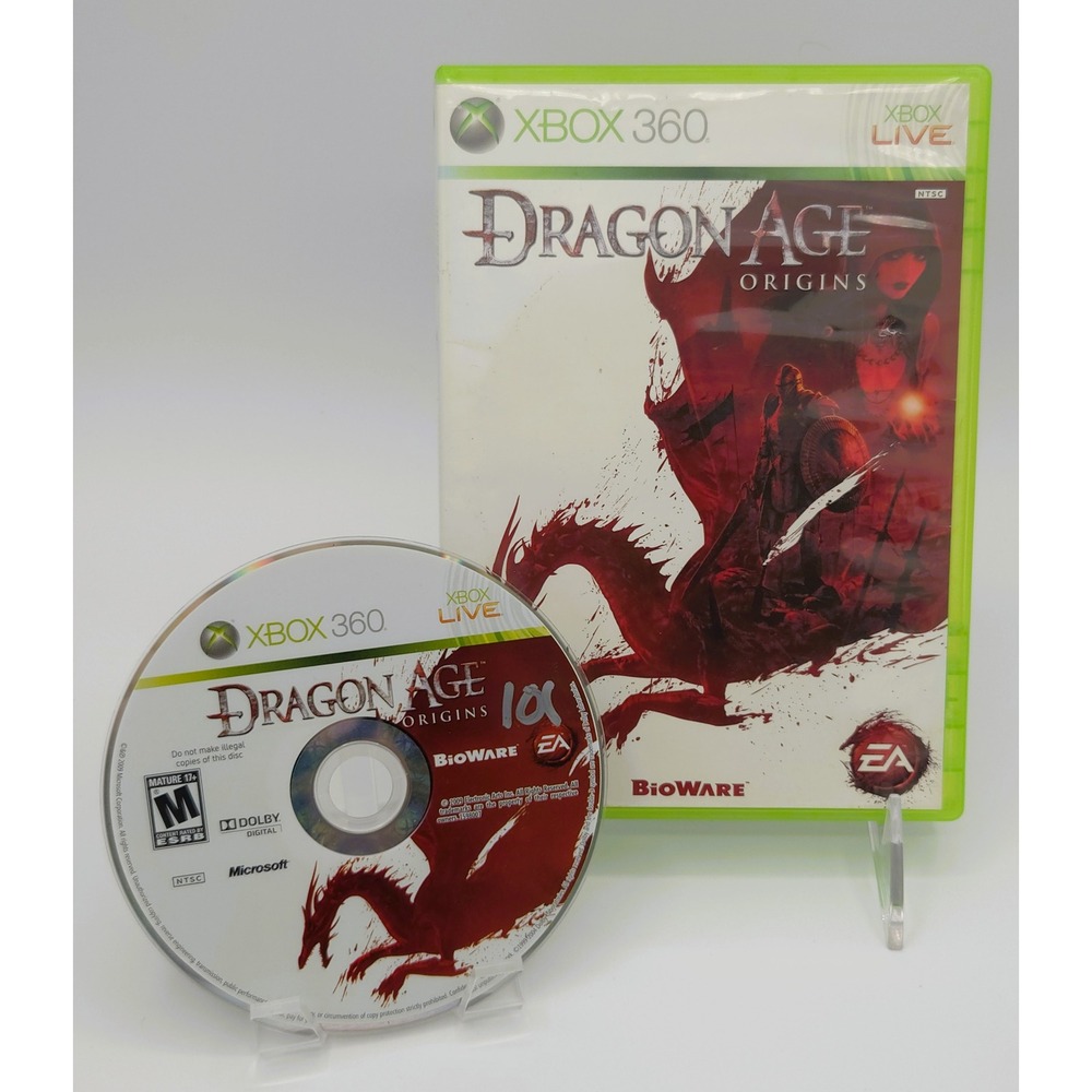 Dragon Age Origins - Xbox 360 - Game & Case - BioWare - EA - Tested